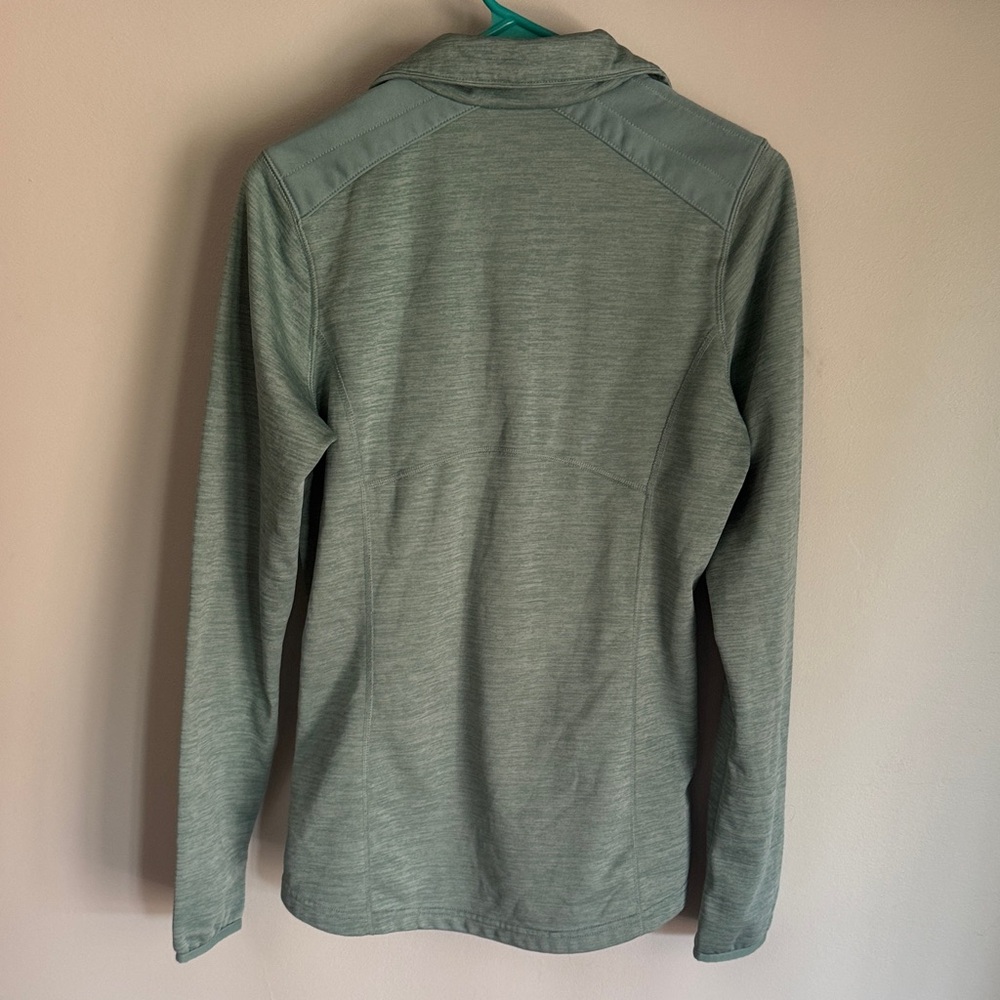 Columbia Women's Sage Green Quarter-Zip Sweatshirt - Picture 6 of 6